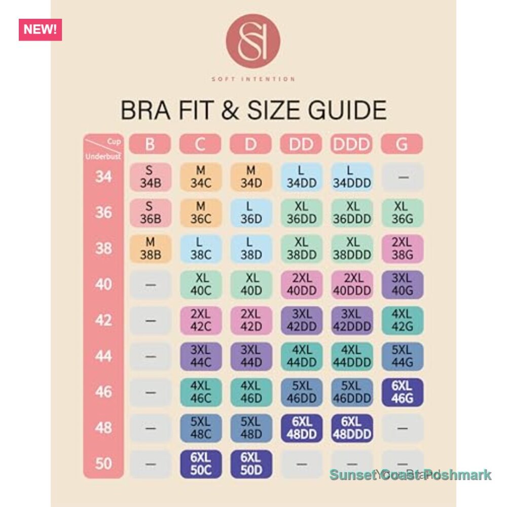 Seamless Wireless Push Up Full Coverage T-Shirt Bra Supportive Everyday - Picture 6 of 7